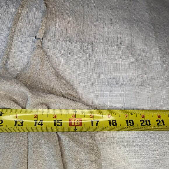 Promesa Flounce Cami Linen Rayon Cotton Bodysuit - Picture 6 of 13